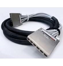 PPTR-CT-CSS/C6AS-D-CSS/C6AS-LSZH-15M-GY Претерминированная медная кабельная сборка с кассетами на обоих концах, категория 6A 425821  Hyperline