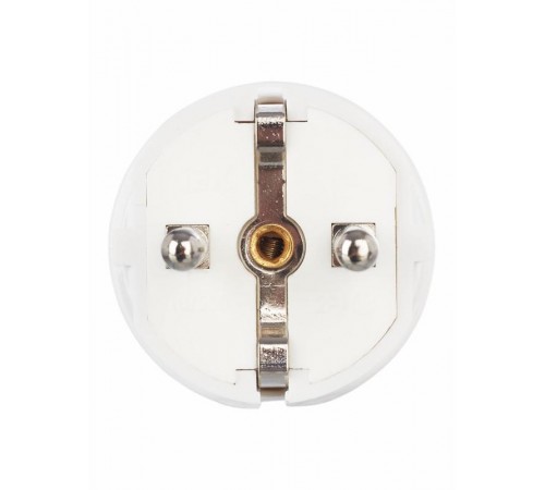 Вилка разборная прямая с з/к 16А белая ВПп10-01-Ст  EVP10-16-01-K01  IEK