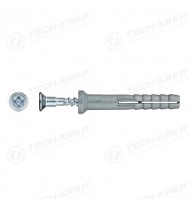 Дюбель- гвоздь 6х40 пот. (полипропилен) 300 шт - пакет ( 1,005 кг)  125575  Tech-KREP