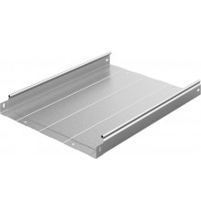 Металлический лоток неперфорированный 400х50х3000, толщ. 1,0 мм, гор. цинк, 313450  ЛНМЗТ-400х50х3000-1,0-ГЦ   Ostec