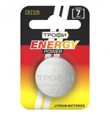 Батарейка литиевая CR2320-1BL (10/240/30240) (часовая)   Б0003651  ТРОФИ