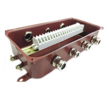 Коробка распределительная монтажная КМ 65-20 УХЛ1,5 IP65 латунный ввод  zeta30343  ГОФРОМАТИК