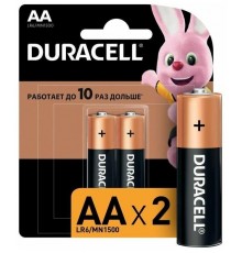 Элемент питания Duracell LR6-2BL BASIC  Б0014044  Duracell