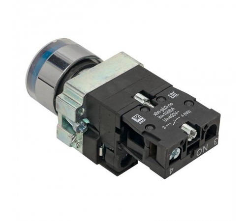 Кнопка BA61 с подстветкой 230В синяя NO PROxima  xb2-bw61-230  EKF