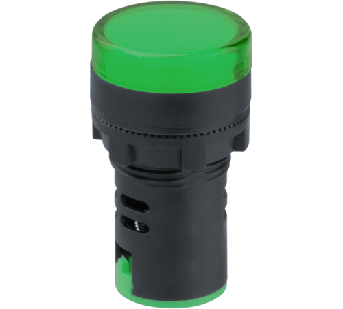 Лампа индикаторная Navigator 82 800 NBI-I-AD22-230-G зеленая d22мм 230В AC/DC  82800   Navigator