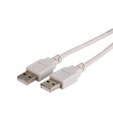Шнур USB-A (male) штекер - USB-A (male) штекер, длина 1,8 метра (PE пакет)  18-1144  REXANT