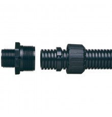 Фитинг AR34/PG29/A/BLEKM, прямой, РА66/ацеталь, черный, резьба PG29, d34, 10 шт. в пачке  7TCA296000R1463  ABB