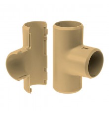 Тройник разборный сосна д16 (5шт/500 шт уп/кор)  PR13.0251  Промрукав