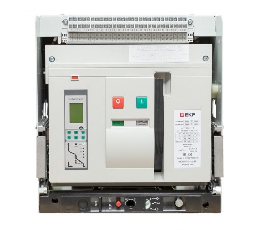 Выключатель автоматический ВА-45 3200/2500А 3P 100кА выкатной v2  mccb45-3200-2500v-v2  EKF