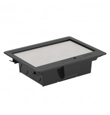 Лючок напольный 12 мод, черный RAL 9005  88012  DKC