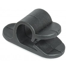 Клипса самоклеящаяся КС-1 черная (24шт)  UHP41-1-K02  IEK