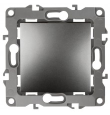 12-1111-12 Кнопка, 10АХ-250В, 12, графит   Б0047836  ЭРА