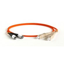 FC-D2-50-FC/PR-SC/PR-H-0.5M-LSZH-OR Патч-корд волоконно-оптический (шнур) MM 50/125, FC-SC, 2.0 мм, duplex, LSZH, 0.5 м  378175  Hyperline