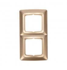 DEA Рамка 2-я горизонтальная Золотой Металлик  KR-78-0316  Kranz