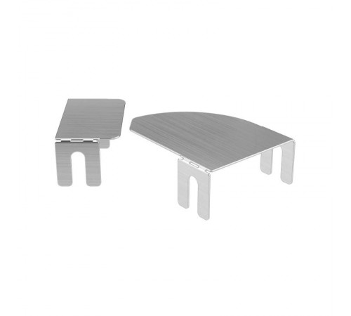 Крышка на горизонтальный изменяемый угол СРО 0-45град. 100, 2,0 мм, алюминий  AKSVH100  DKC