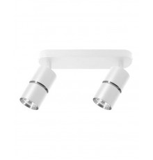 ML1862 ZEN светильник настенно-потолочный под лампу GU10, белый, хром  48644  FERON