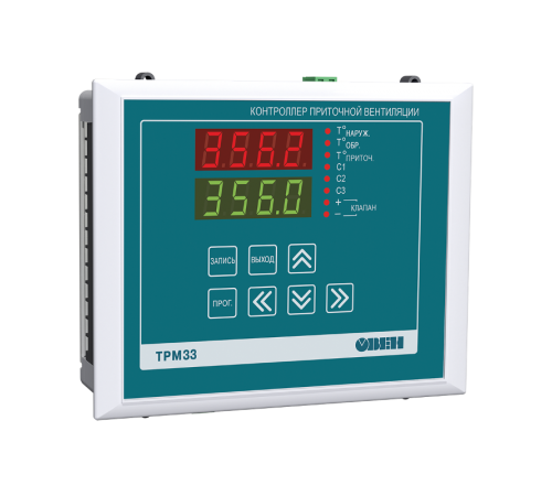 Контроллер для приточной вентиляции ТРМ33-Щ7.ТС  36728  ОВЕН