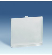 Simon 44 Aqua Накладка декоративная сменная для рамки под ориентационный светильник, S44 Aqua, прозрачный белый  4400092-138  Simon