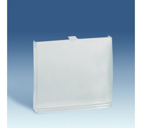 Simon 44 Aqua Накладка декоративная сменная для рамки под ориентационный светильник, S44 Aqua, прозрачный белый  4400092-138  Simon