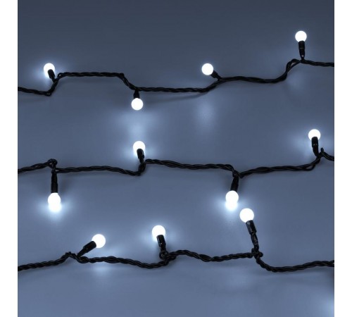 Светодиодная гирлянда ARD-BALL-CLASSIC-D13-10000-BLACK-100LED WHITE (230V, 7W)  025571  Arlight