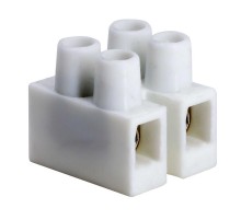 Клемник Полипропилен белый, 2р,85°С,450V,32A, 4мм.кв.  43302PL/B  DKC