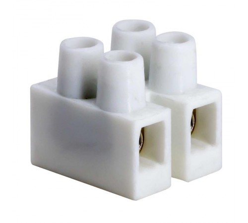 Клемник Полипропилен белый, 2р,85°С,450V,32A, 4мм.кв.  43302PL/B  DKC
