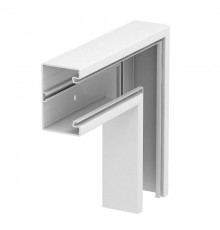 Плоский угол кабельного канала Rapid 80 70x110 мм (ПВХ,белый) (GK-F70110RW)  6274320  OBO Bettermann