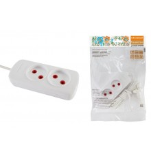 Удлинитель народный УН2 2 гнезда, 10метров, б/з, ШВВП 2х0,75 мм2 6А/250В  SQ1303-1234  TDM