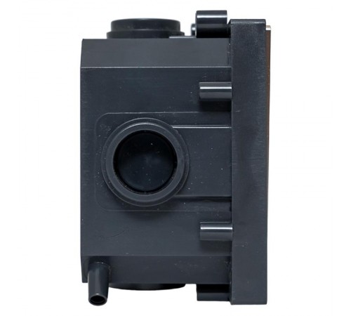 Лючок напольный C-Line 2 IP44 86*86 мм на 2модуля=1пост (с напольной коробкой для установки в фальш-пол и бетон) матовый никель  cl-ln-knl-2  EKF