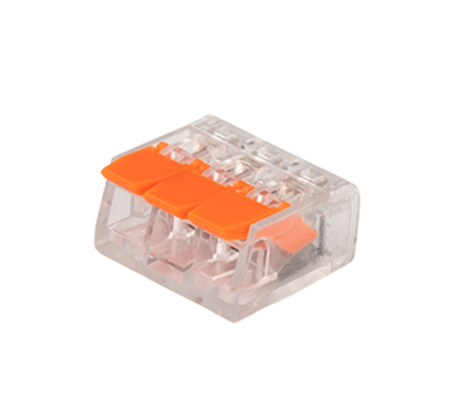 Клемма монтажная  рычажного соединения PTC-3P 221-413 450V 32A 0,14-4.0mm2 /50 шт./  5050914 Jazzway