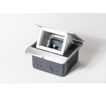 Люк на 1.5 поста(45*45)алюминий,с металлической коробкой IP44  300002  SPL