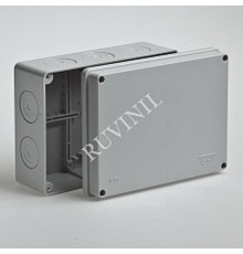 Коробка распределительная для о/п, 200х140х75мм без гермовводов  67056  Рувинил