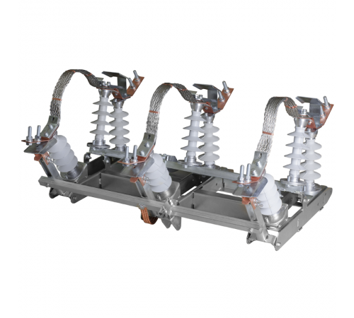 Разъединители высоковольтный РЛК-1а-IV-10/630-УХЛ1 (в комплекте с ПР-01-7-УХЛ1 и КМЧ H=6500)  268831  КЭАЗ