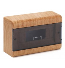 Щиток тусо о/п на 12 мод. с двер. 280х190х93мм бук на светлой основе  68012-38м  Рувинил