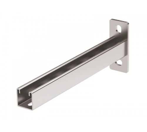 Консоль одиночная, 41х41 мм, осн.200, нержавеющая  BBP4120INOX  DKC