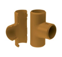 Тройник разборный бук д25 (1шт/200шт уп/кор)  PR13.0257  Промрукав