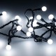 Светодиодная гирлянда ARD-BALL-CLASSIC-D13-20000-BLACK-200LED WHITE (230V, 14W)  025577  Arlight