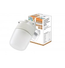 Светильник пылевлагозащищенный под лампу "банник" НПБ400-1П настенный, наклонный белый, IP54, 60 Вт, осн--поликарбонат, Народный  SQ0303-1502  TDM