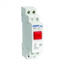 Кнопка модульная NP9-01/2 без подсветки, 1НЗ, красная (R)  584057  CHINT