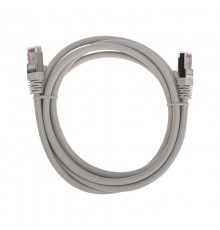 Патч-корд S/FTP CAT 6A (10G), RJ45-RJ45, 28AWG, LSZH, серый, 2м REXANT  02-0390-2  REXANT