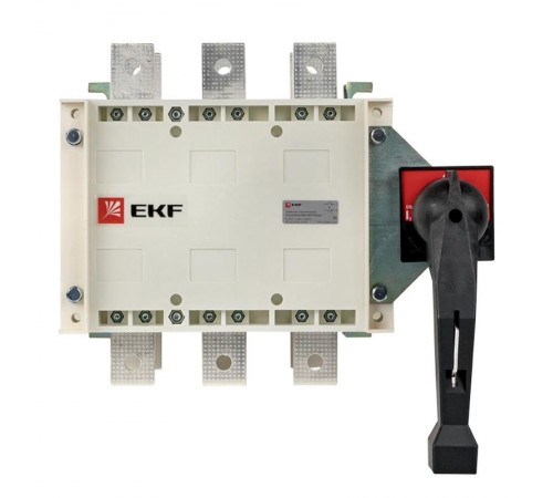 Рубильник-переключатель 400A 3P c рукояткой управления для прямой установки PowerSwitch  pscs-400-3  EKF