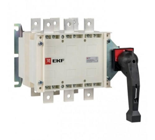 Рубильник-переключатель 400A 3P c рукояткой управления для прямой установки PowerSwitch  pscs-400-3  EKF