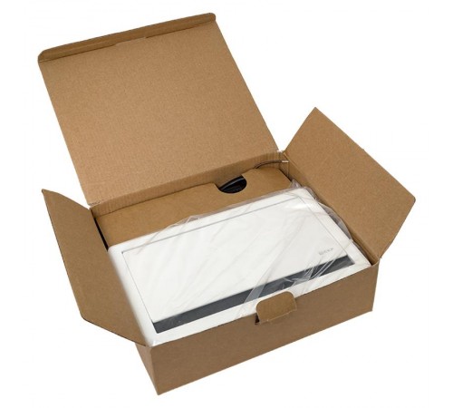 Встраиваемый настольный розеточный блок выдвижной, 8 модулей, белый, C-Line белый  cl-vnbv-8-w  EKF