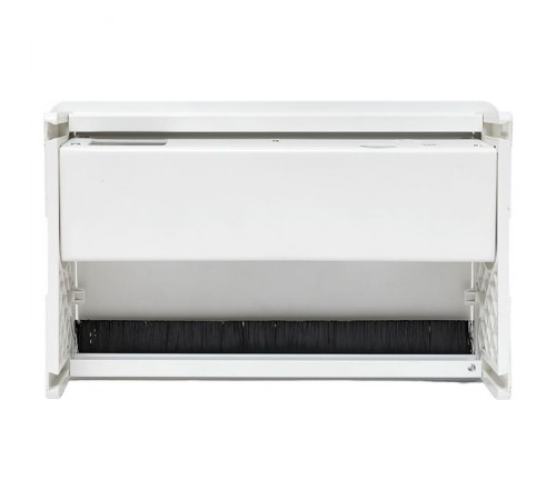 Встраиваемый настольный розеточный блок выдвижной, 8 модулей, белый, C-Line белый  cl-vnbv-8-w  EKF