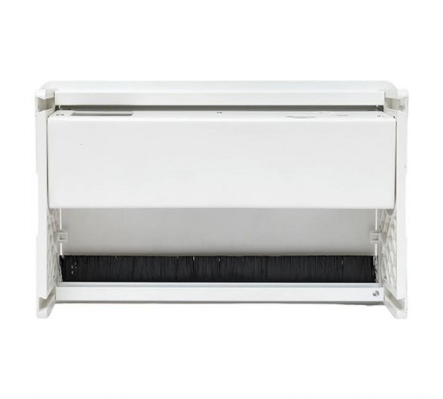 Встраиваемый настольный розеточный блок выдвижной, 8 модулей, белый, C-Line белый  cl-vnbv-8-w  EKF