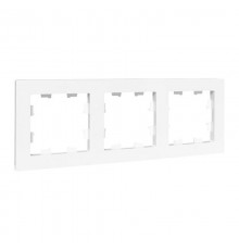 3 - местная рамка, белая, пластик Эпика EKF  UP1-FPW-03  EKF