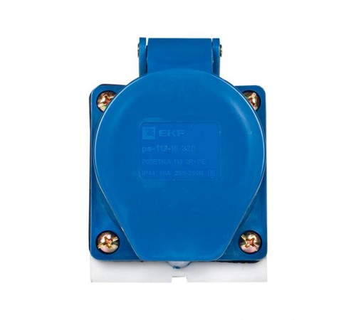 Розетка стационарная наружная 113 2Р+РЕ 16А 220В IP44 EKF PROxima  ps-113-16-220  EKF
