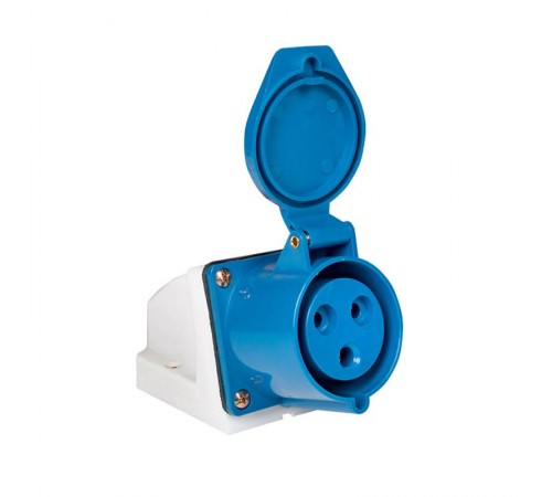 Розетка стационарная наружная 113 2Р+РЕ 16А 220В IP44 EKF PROxima  ps-113-16-220  EKF