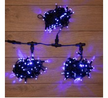 Гирлянда "LED ClipLight" 24V, 3 нити по 10 метров, цвет диодов Синий  323-313  NEON-NIGHT