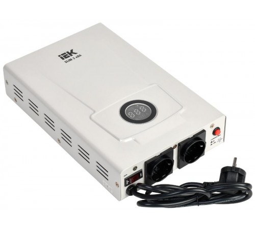 Стабилизатор напр. 1-ф. настен. 2кВА SLIM  IVS22-1-002-09  IEK